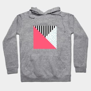 Pink and Stripes and Dots Hoodie